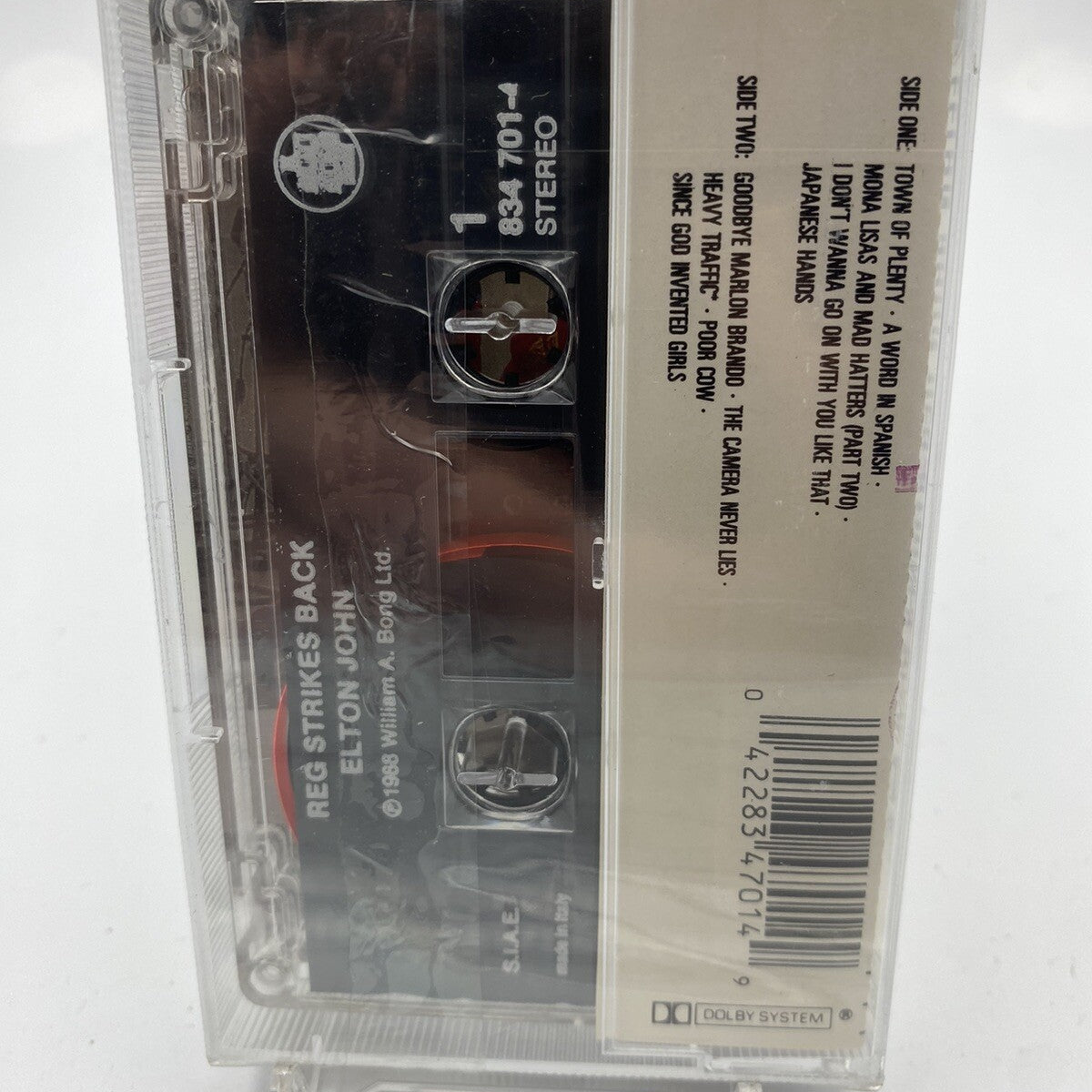 MUSICASSETTA Tape SS Elton John – Reg Strikes Back Rock Pop Sigillata 1988
