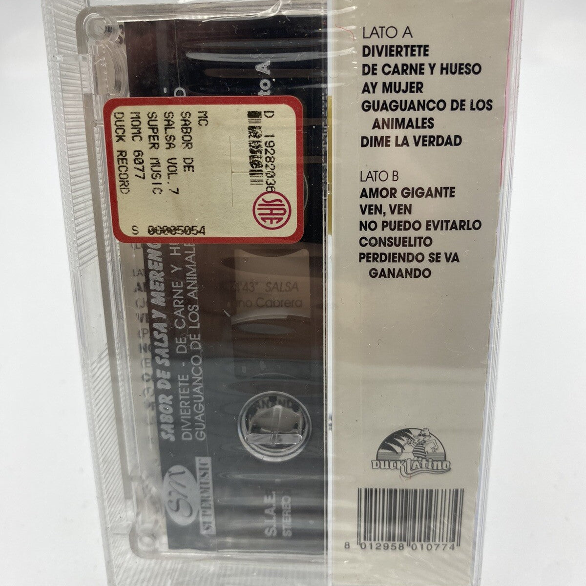 MUSICASSETTA Tape SS Various Sabor De Salsa Y Merengue
