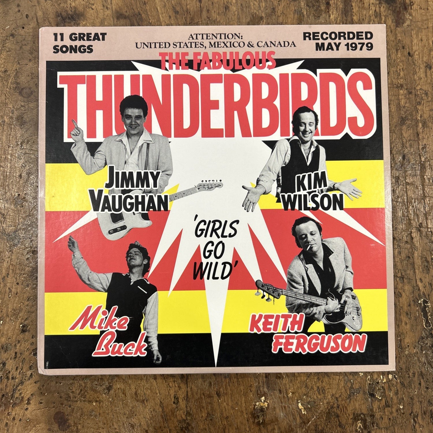 LP The Fabulous Thunderbirds - PV 41250 Made In USA 1979 Vinile Rock