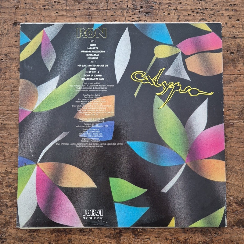 LP Ron - Calypso PL 31705 Musica Italiana Chanson Pop Italy 1983 Rock