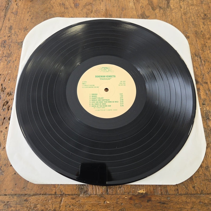 LP Bohemian Vendetta - Enough! MONO DR 1038 1997 Psychedelic Rock