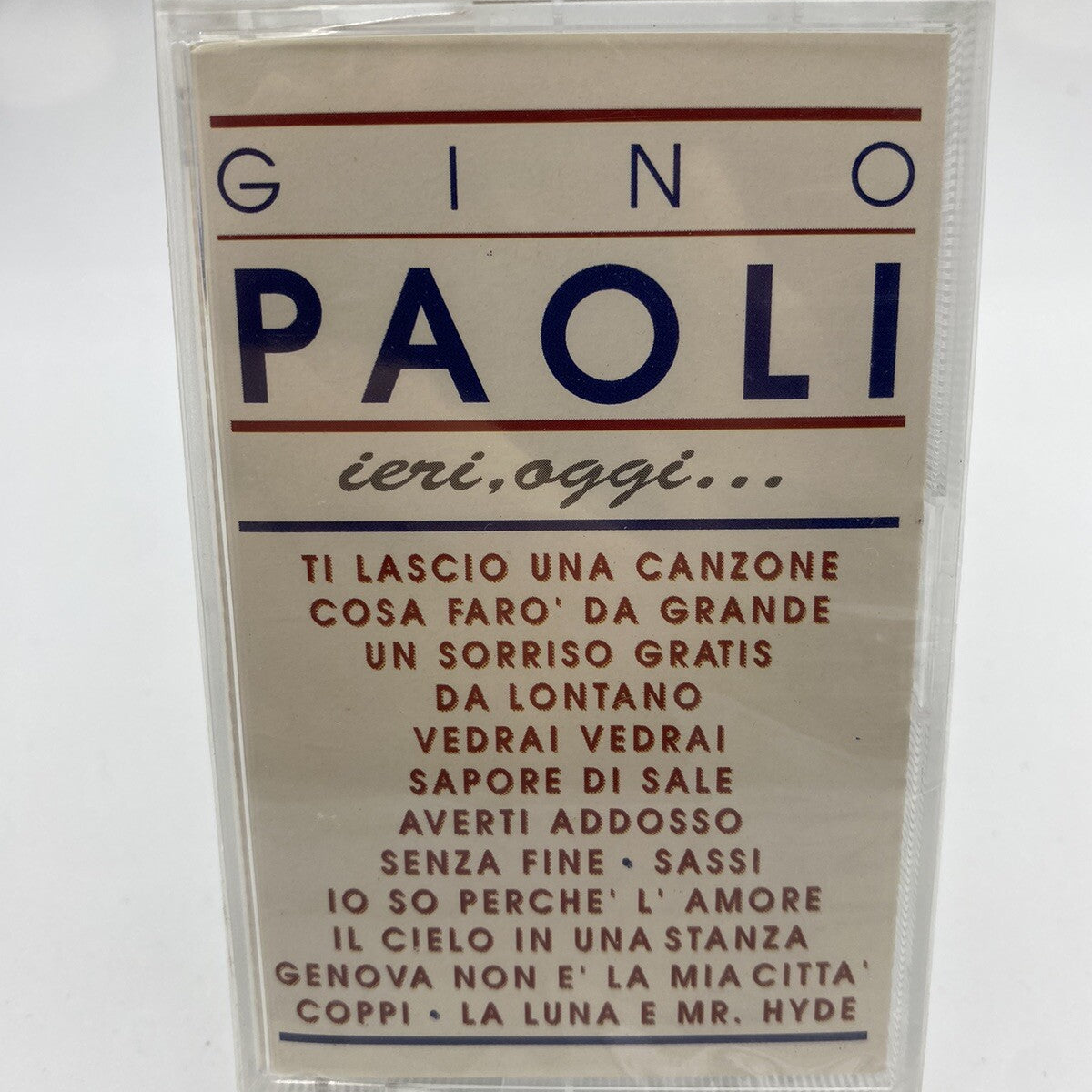 MUSICASSETTA Tape SS Gino Paoli - Ieri…oggi… Italy Vocal