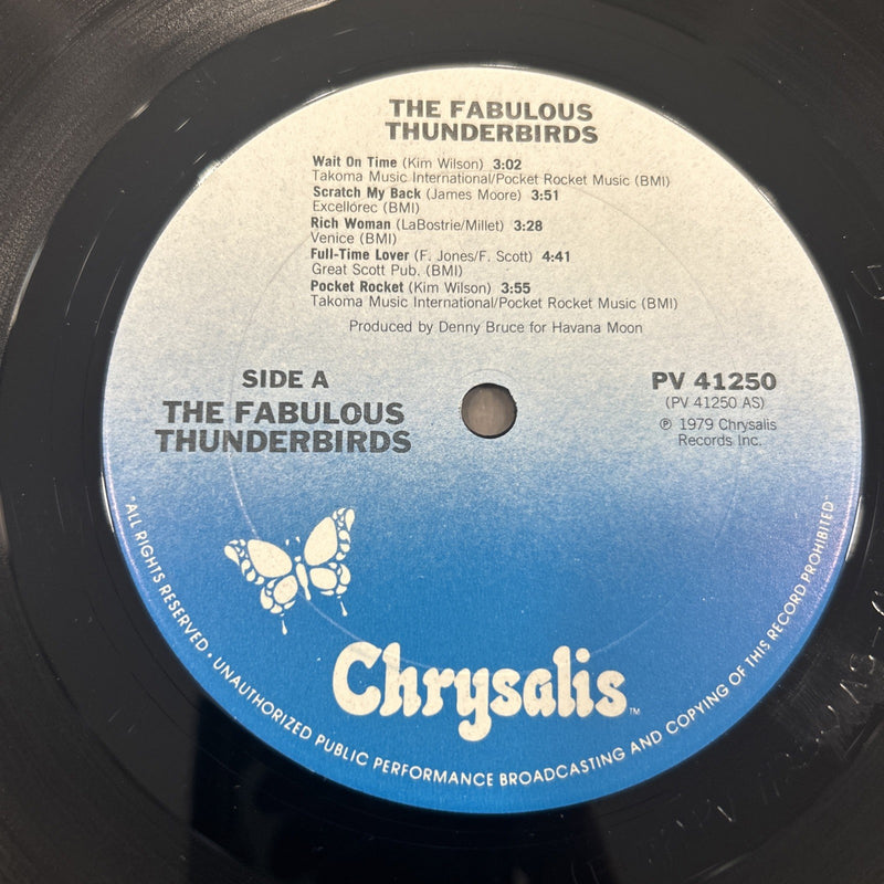 LP The Fabulous Thunderbirds - PV 41250 Made In USA 1979 Vinile Rock