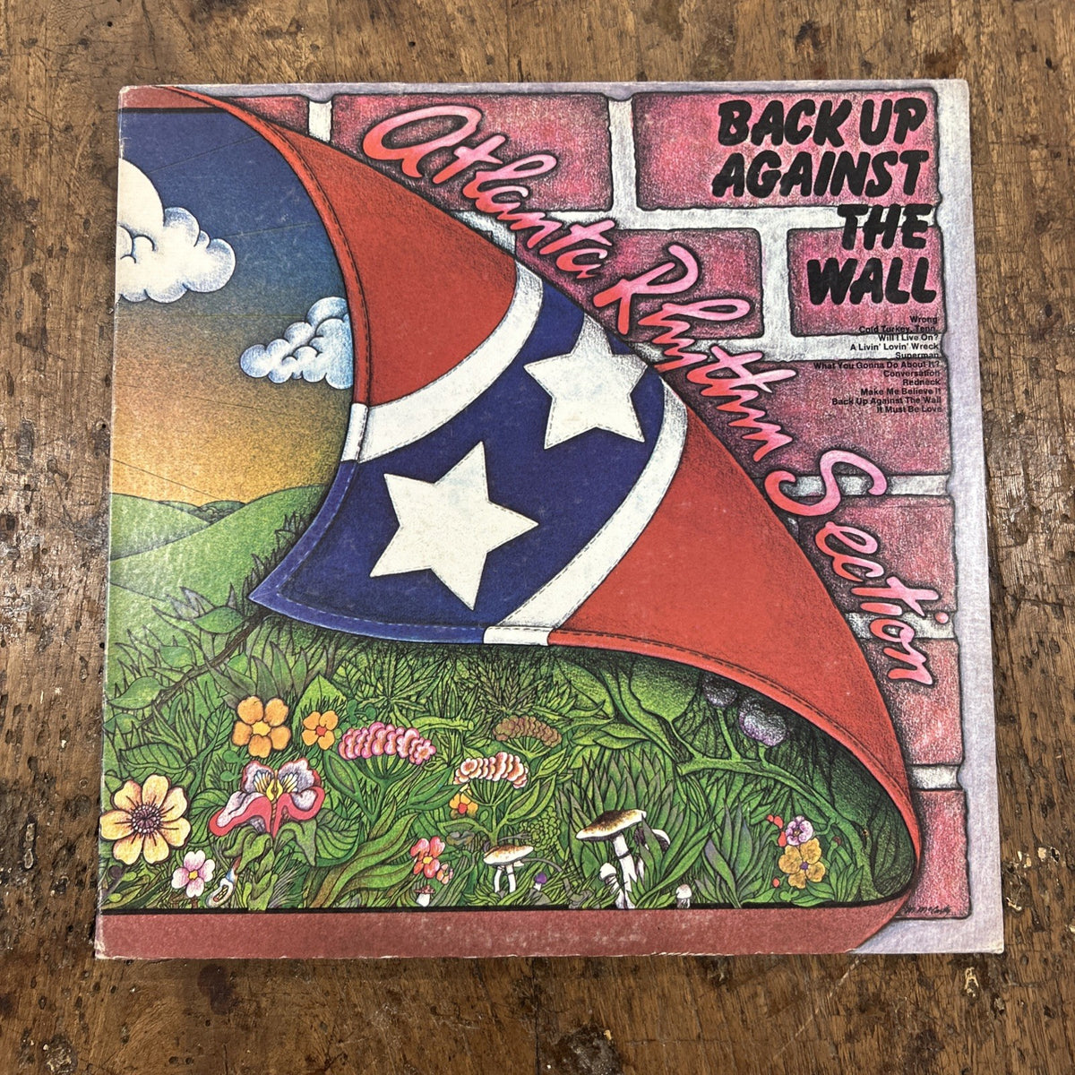 LP Atlanta Rhythm Section - Back Up Against The Wall DL 7-5390 Vinile Rock
