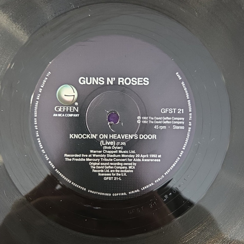 LP Guns N' Roses - Knockin'on Heaven's Door GFST 21 1992 Rock Music