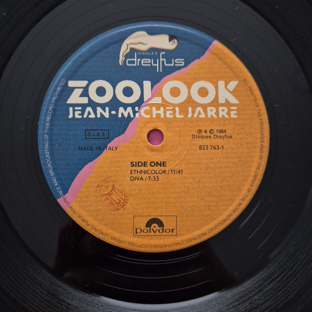 LP Jean Michel Jarre - Zoolook 823 763-1 Musica Rock Pop Polydor Vinile