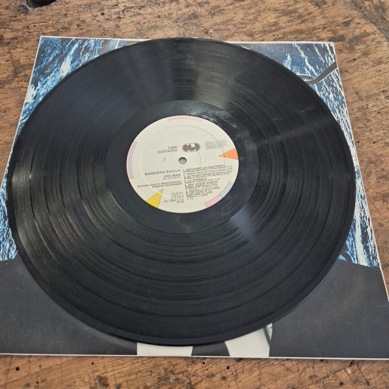 LP Ivan Cattaneo - Bandiera Gialla CGD 20350 Musica Italiana Vinile 12