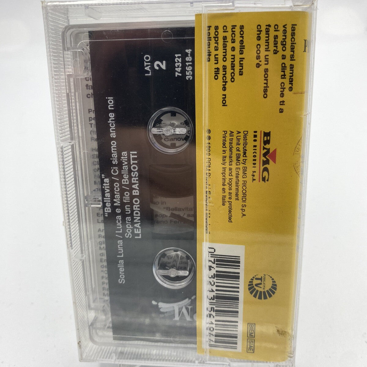 MUSICASSETTA Tape SS Leandro Barsotti - Bellavita Italy