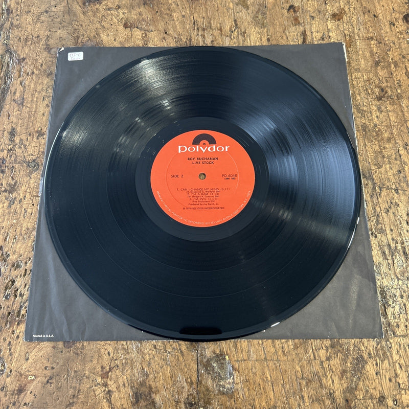 LP Roy Buchanan - Live Stock PD-6048 Made In USA 1975 Blues Rock Vinile