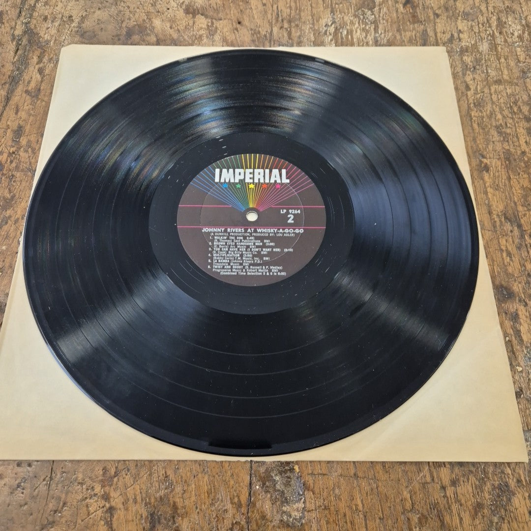 LP Johnny Rivers At Whisky-A-Go-Go LP 9264 Imperial Musica Rock Vinile