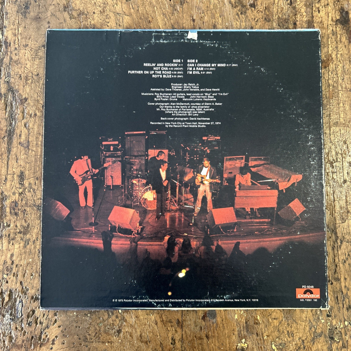 LP Roy Buchanan - Live Stock PD-6048 Made In USA 1975 Blues Rock Vinile