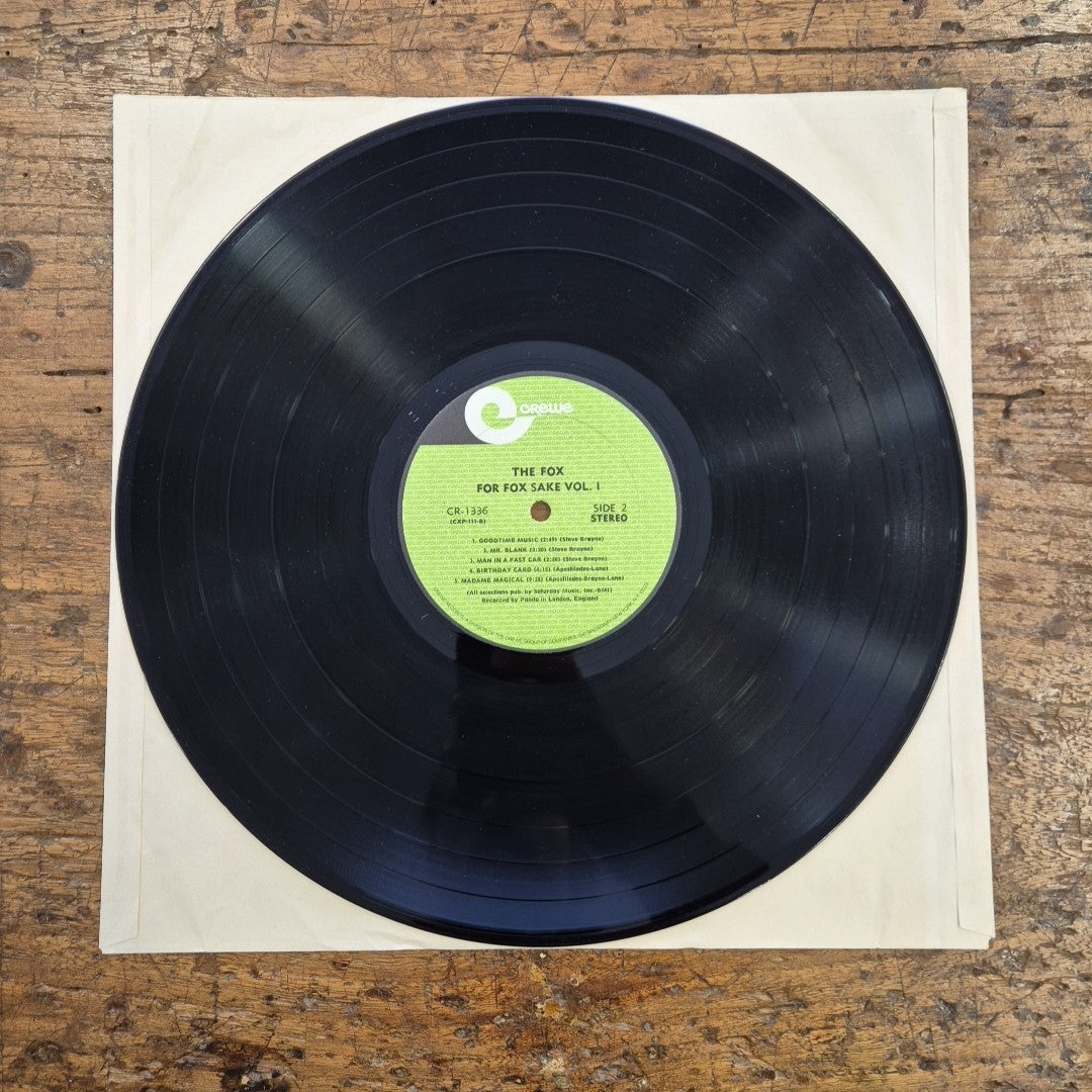 LP The Fox - For Fox Sake Vol. 1 CR-1336 Musica Vinile Psychedelic Rock