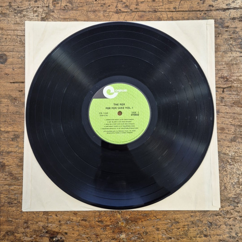 LP The Fox - For Fox Sake Vol. 1 CR-1336 Musica Vinile Psychedelic Rock