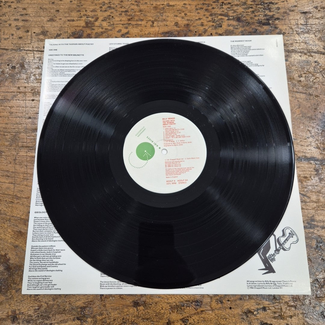LP Billy Bragg Talking With The Taxman About Poetry AGOLP 6 Electronic Rock