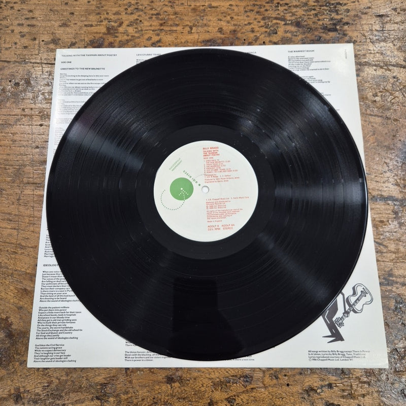 LP Billy Bragg Talking With The Taxman About Poetry AGOLP 6 Electronic Rock