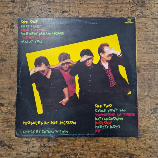 LP Joe Jackson Band - Beat Crazy AMLH 64837 Made In Italy 1980 Rock Vinile
