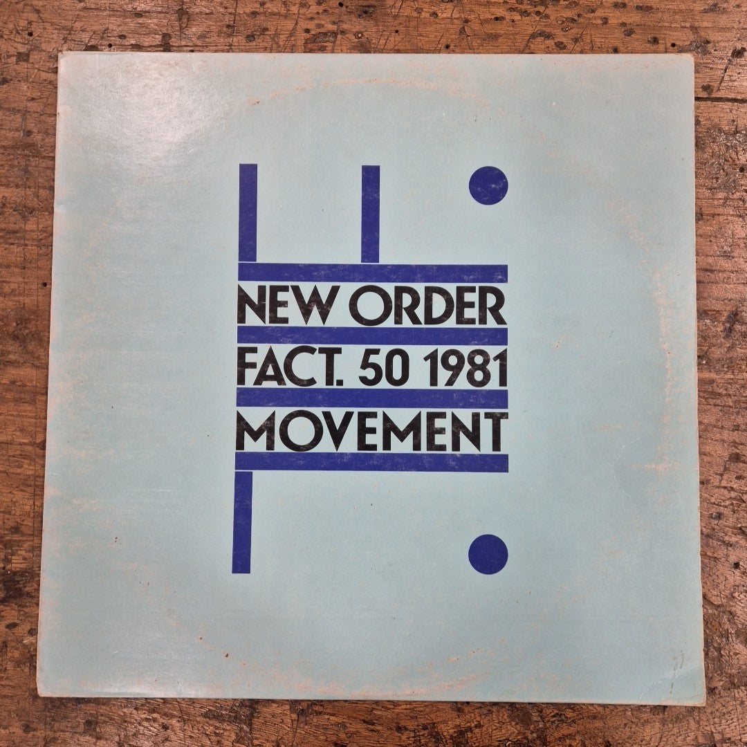 LP The New Order - Movement 1 Fact 50 Made In Italy Musica Vinile Rock