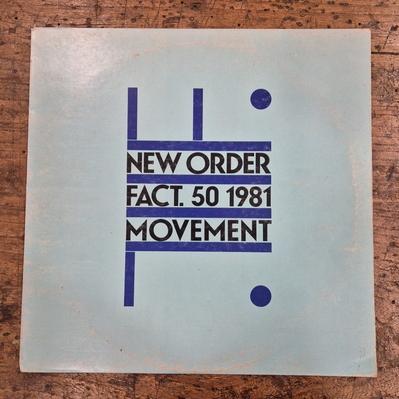 LP The New Order - Movement 1 Fact 50 Made In Italy Musica Vinile Rock