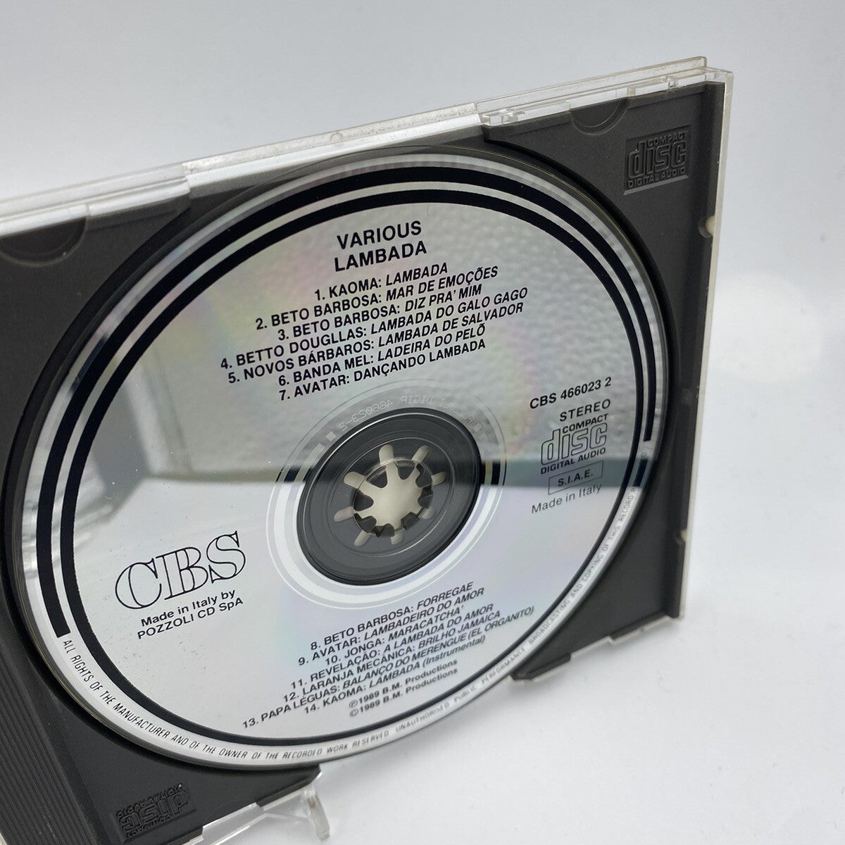 CD Various – Lambada Latin 1989