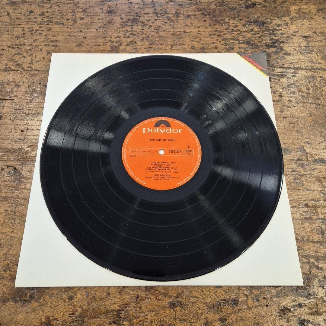 LP Jimi Hendrix - The Cry Of Love 2459 337 Made In Italy 1971 Rock Vinile