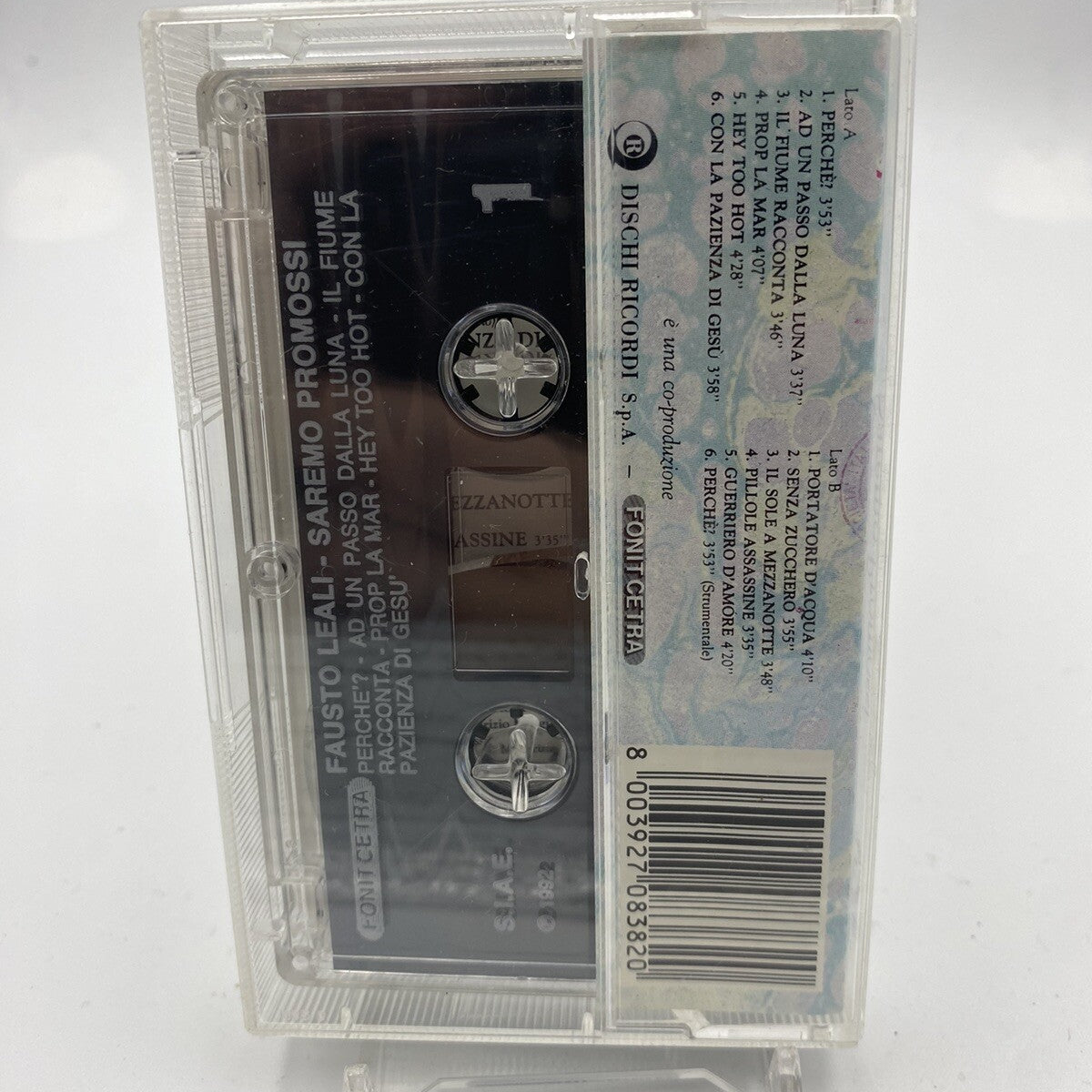 MUSICASSETTA Tape VG Fausto Leali – Saremo Promossi Italy Pop Vocal