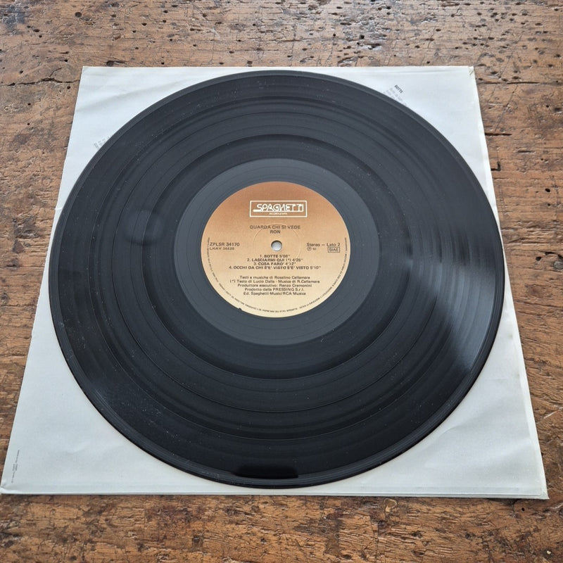LP Ron - Guarda Che Si Vede ZPLSR 34170 Italy 1982 Musica Italiana Vinile Pop