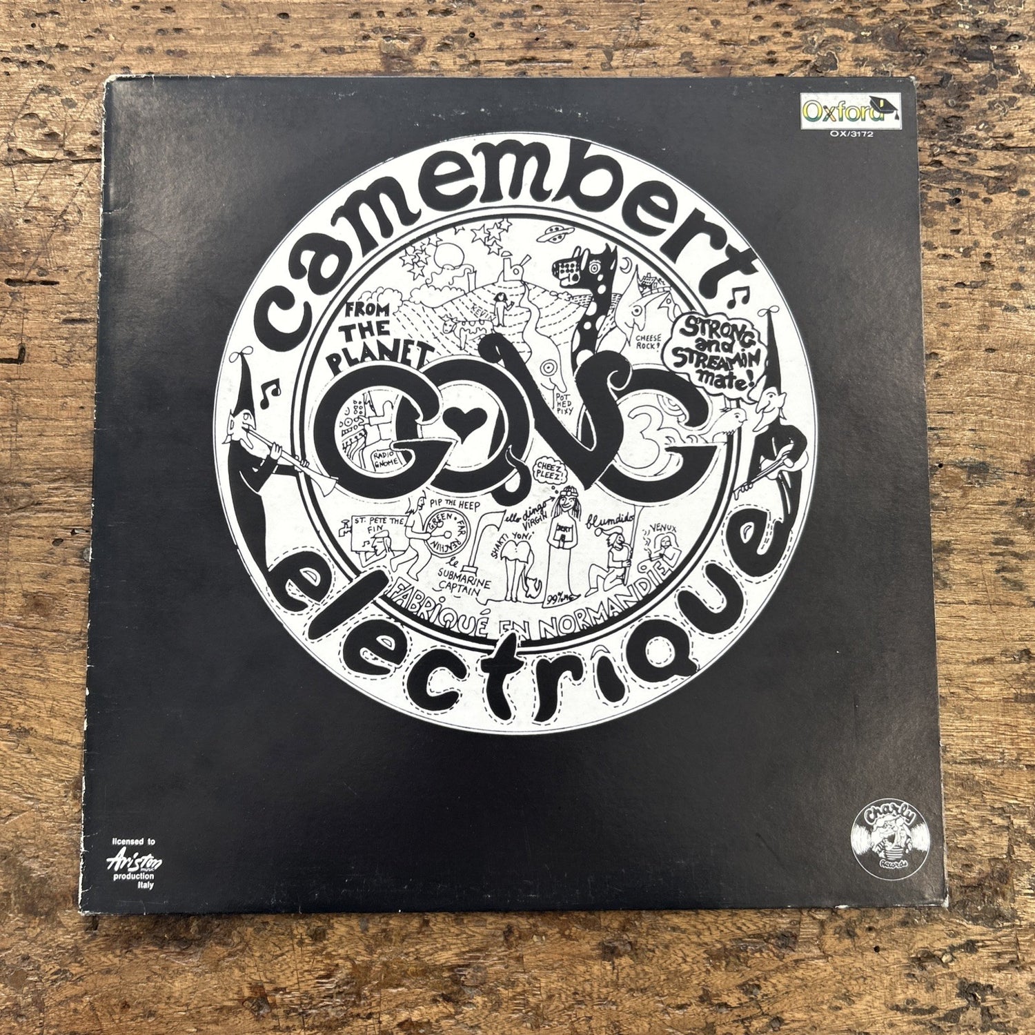 LP Camembert Electrique - Gong OX/3172 VINILE Made In Italy Psychedelic Rock