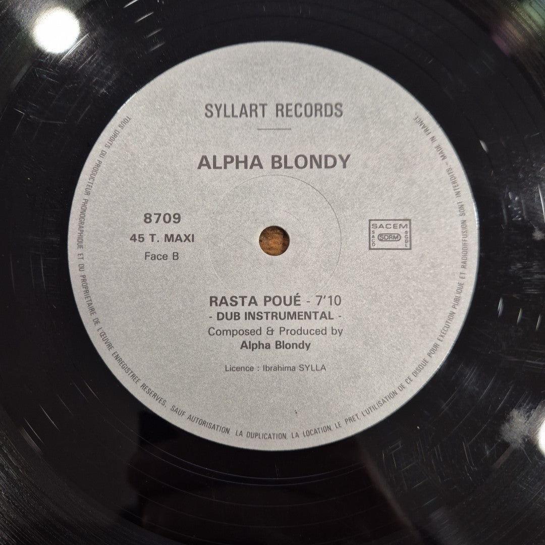 LP Alpha Blondy - Rasta Pouè 8709 France 1983 Musica Reggae Dub Vinile 12