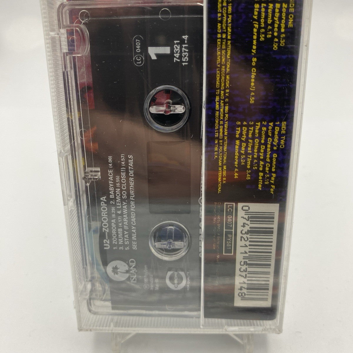 MUSICASSETTA Tape SS U2 – Zooropa Rock Sigillato Raro
