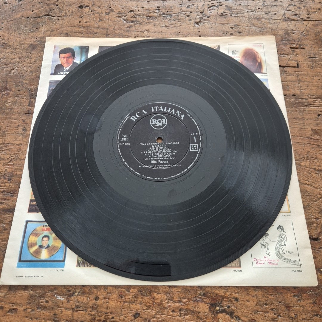 LP Rita Pavone - Gian Burrasca PML 10380 Rca Musica Italiana Vinile