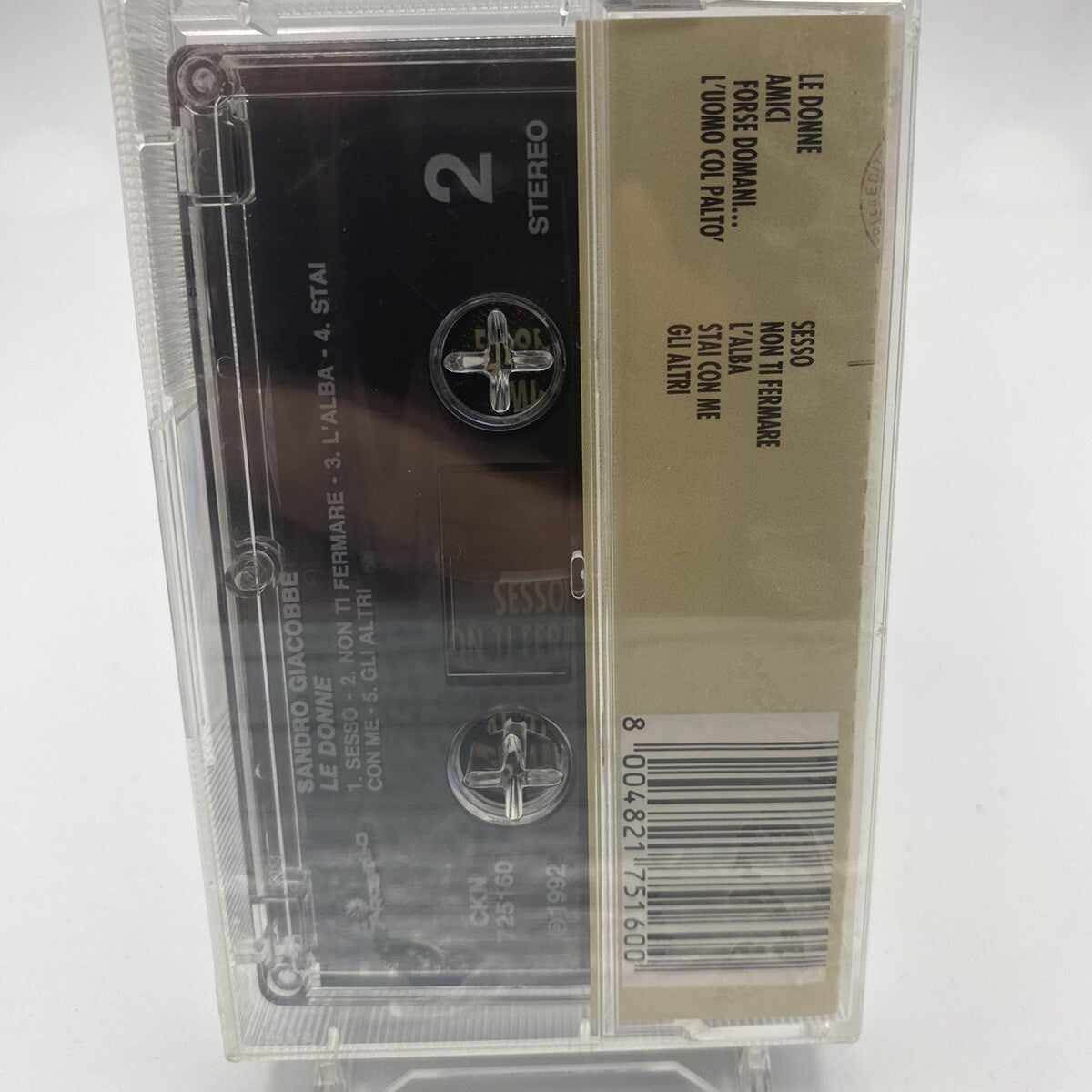 MUSICASSETTA Tape SS Sandro Giacobbe – Le Donne Italy 1992