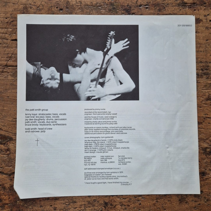 LP Patti Smith Group - Easter 201 128 Made In Germany 1978 Musica Rock Vinile