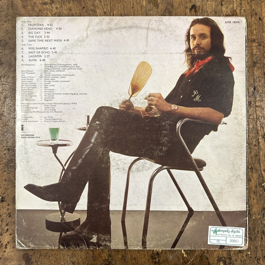 LP Phil Manzanera - Diamond Head ILPS 19315 Vinile 1975 Prog Rock Progressive