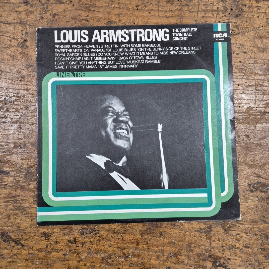 LP Louis Armstrong The Complete Town Hall Concert NL 42279 Musica Jazz Vinile