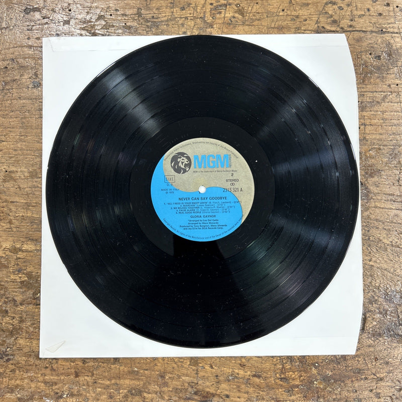 LP Gloria Gaynor - Never Can Say Goodbye 2315 321 Funk Soul Disco Vinile