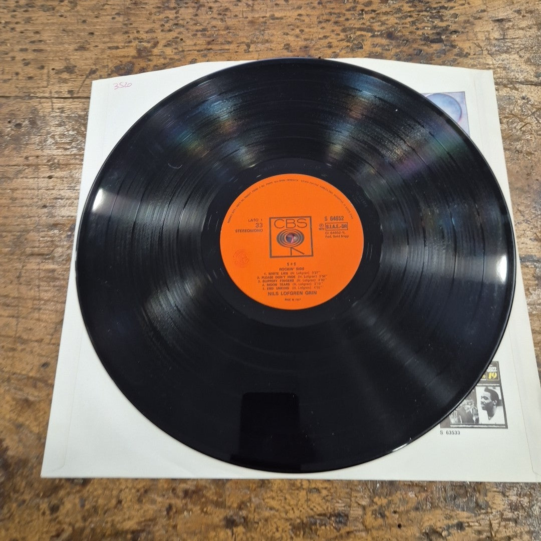 LP Nils Lofgren Grin - 1+ 1 CBS S 64652 Made In Italy Musica Rock Vinile