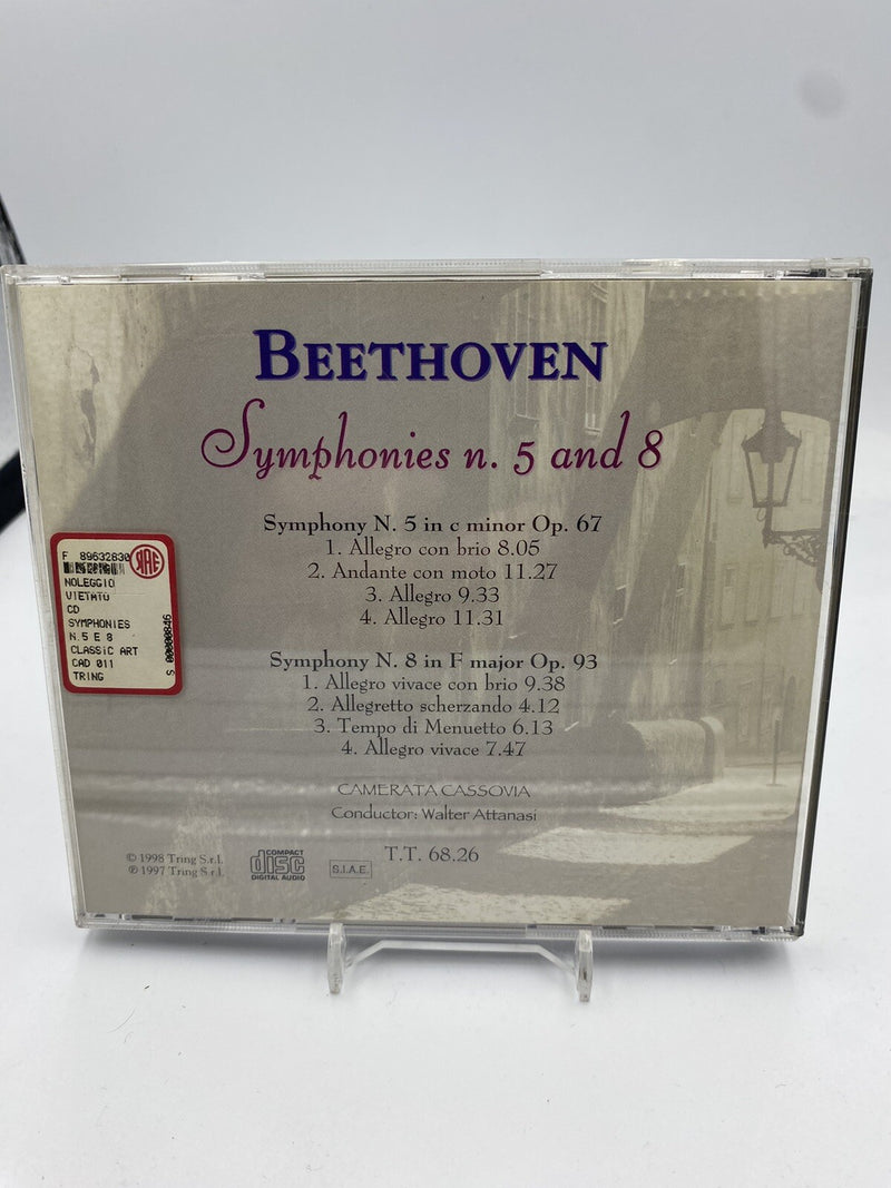 CD Beethoven Sinfonia N5 And 8 Classica