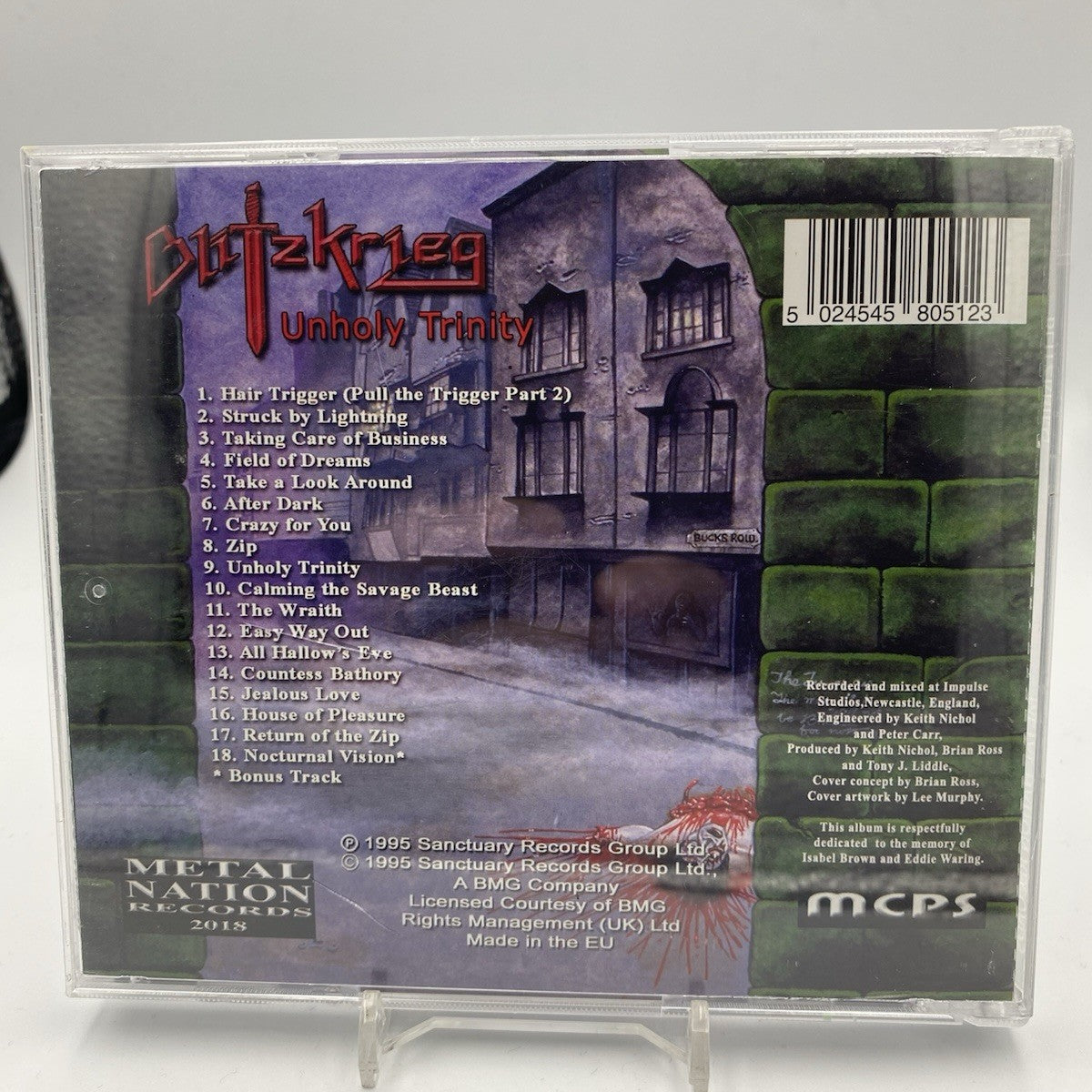 CD Blitzkrieg – Unholy Trinity Rock Metal