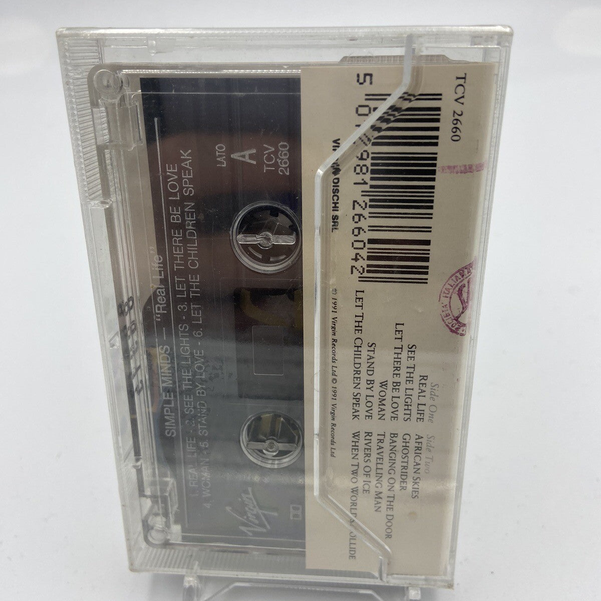 MUSICASSETTA tape SS Simple Minds – Real Life TCV 2660 Rock 1991