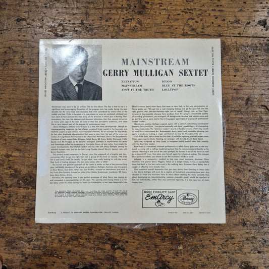 LP Gerry Mulligan And His Sextet - Mainstream Of Jazz Musica Jazz Vinile 12