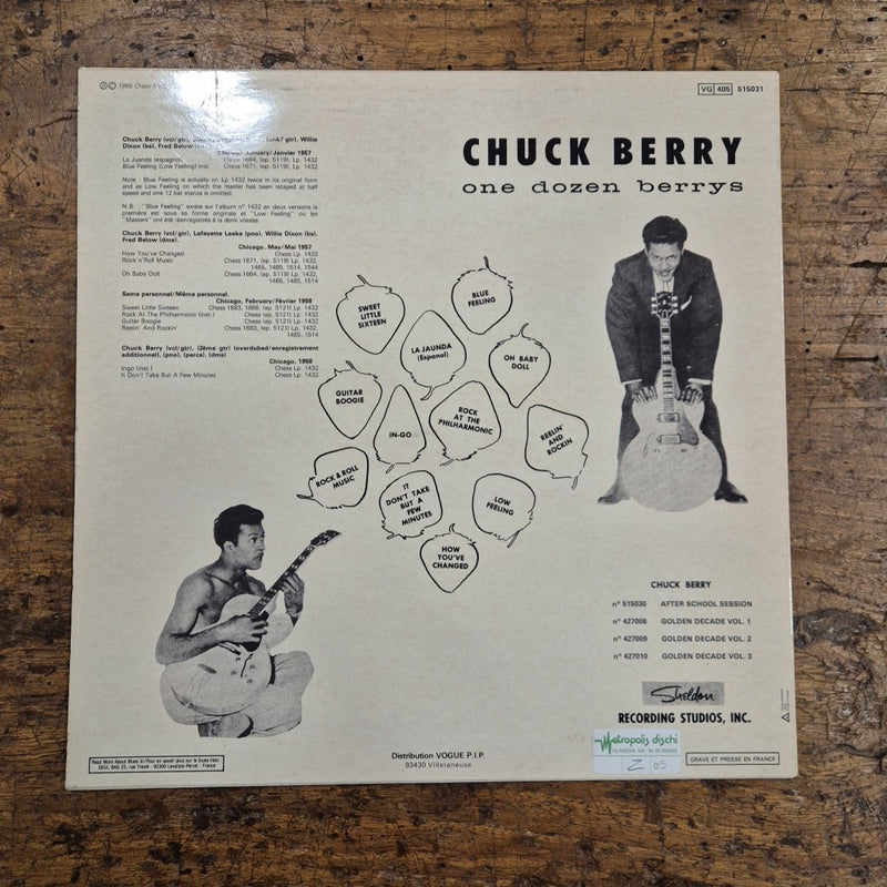 LP Chuck Berry - One Dozen Berrys 515031 Made In France Musica Rock Vinile