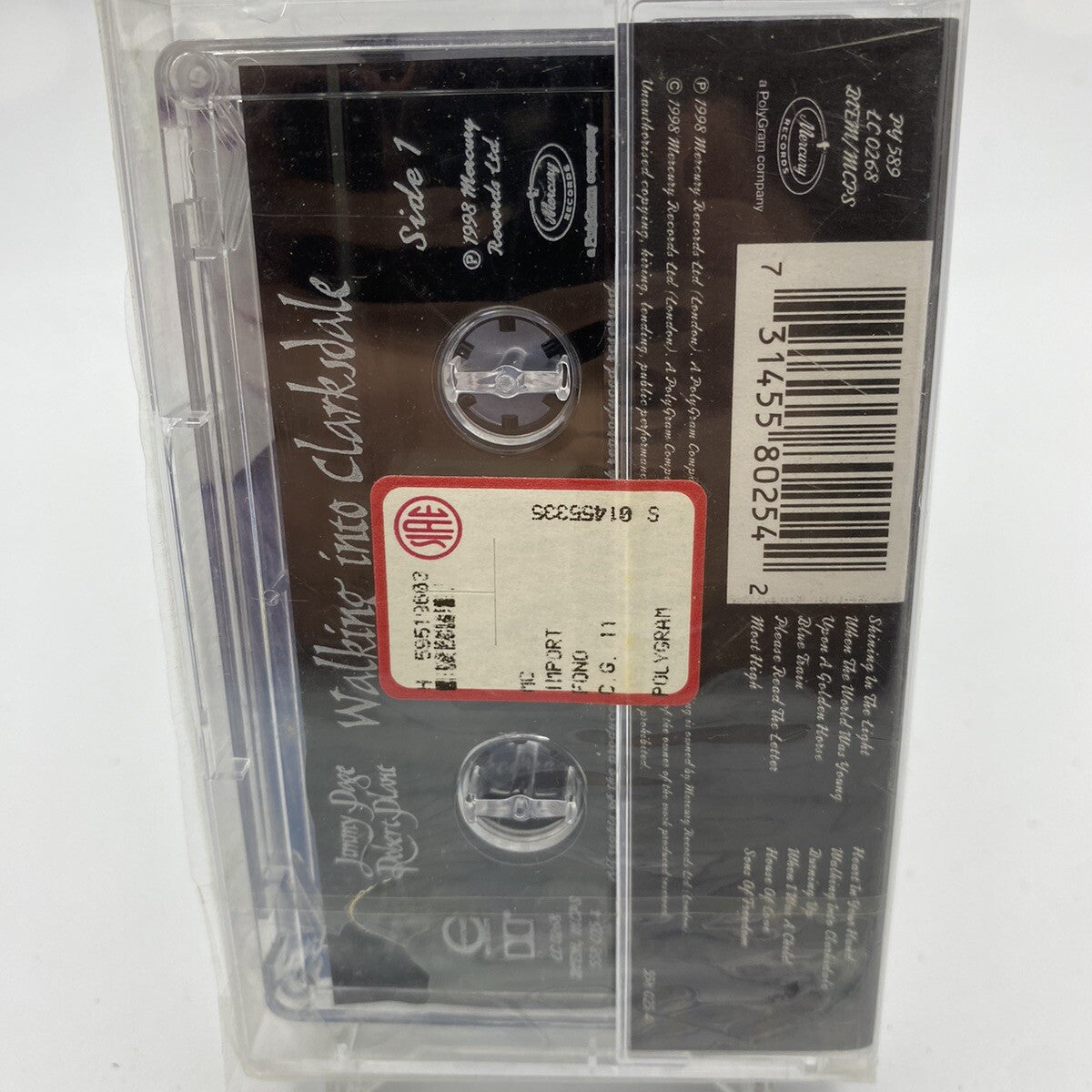 MUSICASSETTA Tape SS Jimmy Page & Robert Plant – Walking Into Clarksdale Rock