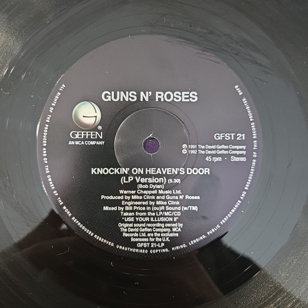LP Guns N' Roses - Knockin'on Heaven's Door GFST 21 1992 Rock Music