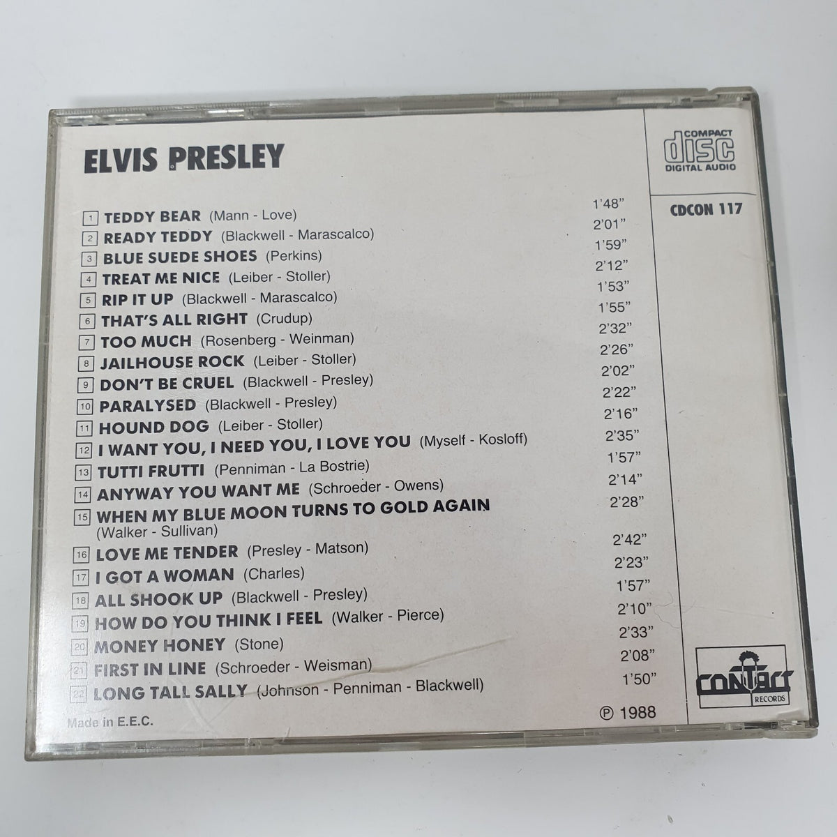CD Elvis Presley "Elvis Lives" Contact Records – CDCON 117