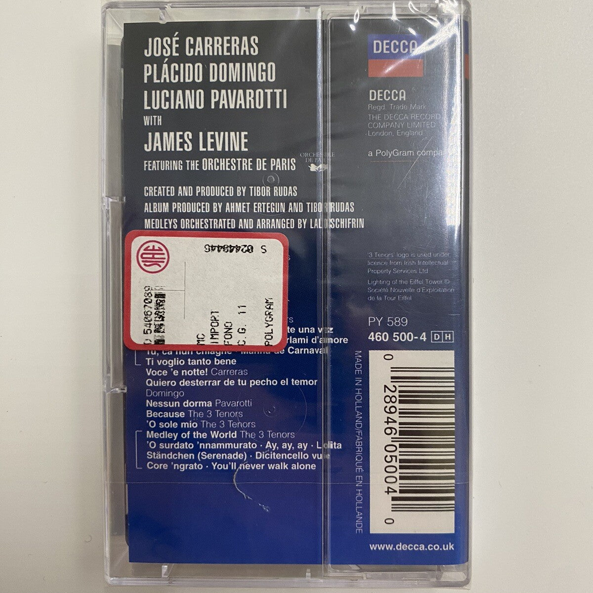 MUSICASSETTA TAPE SS I Tre Tenori I Tre Tenors: Parigi 1998 Ita