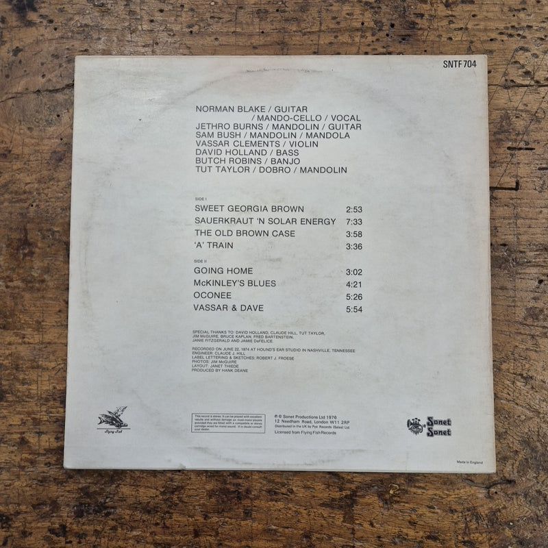LP Norman Blake Tut Taylor Sam Bush Butch Robins SNTF 704 Musica Jazz VINILE