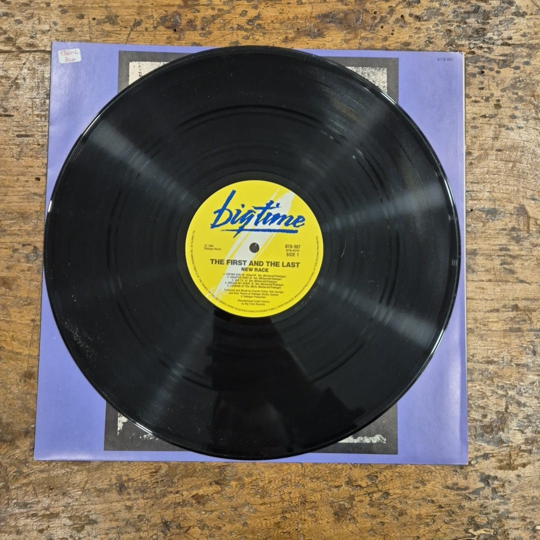 LP New Race - The First And The Last BTB 907 1982 Musica Vinile Rock