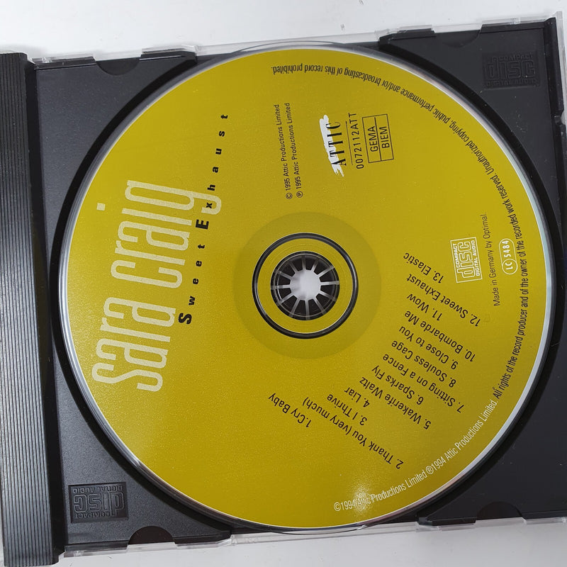 CD Sara Craig – Sweet Exhaust Attic – 0072112ATT