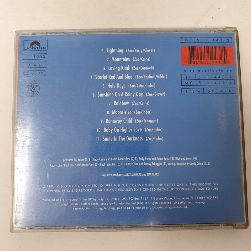 CD Zoë – Scarlet Red And Blue Polydor – 511 443-2