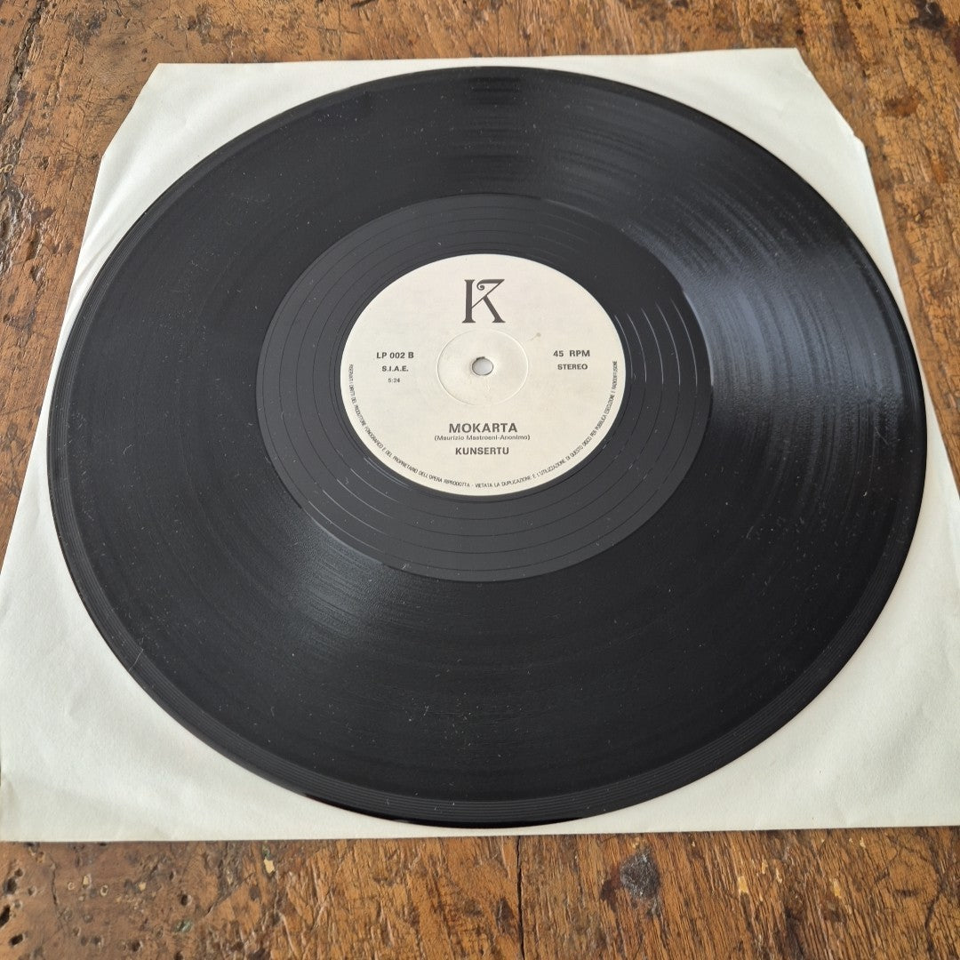 LP Kunsertu Jazirah Isola Mokarta LP 002 Made In Italy Alternative Rock Vinile